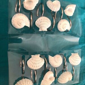 Sea Shells 12 Shower Curtain Hooks